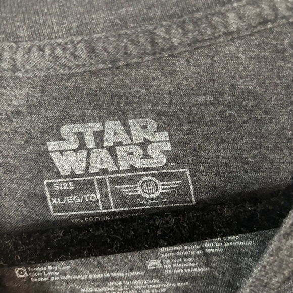 Unisex Star Wars Millennium Falcon Graphic T-Shirt – Black – Size XL - Picture 3 of 4